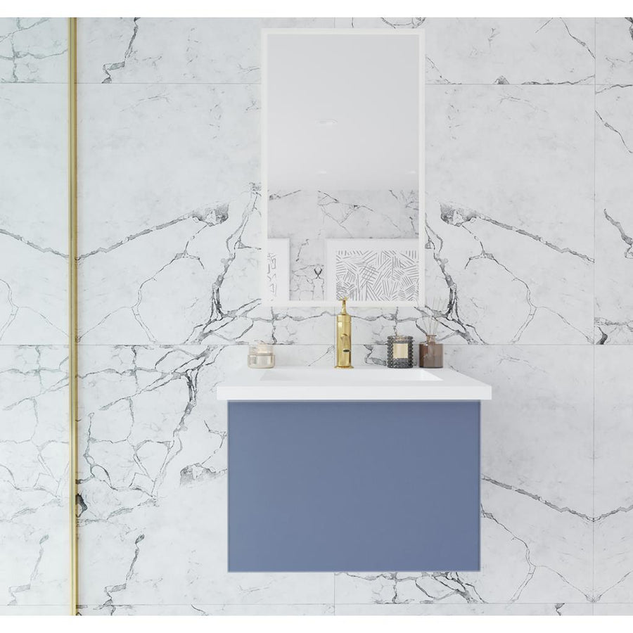 Laviva Vitri 24" Nautical Blue Bathroom Vanity#top-options_viva-stone-matte-white-solid-surface-top