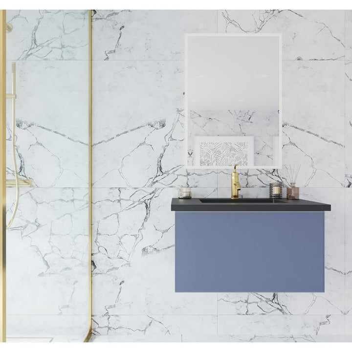 Laviva Vitri 30" Nautical Blue Bathroom Vanity Cabinet Only, No Top#top-options_cabinet-only-no-top