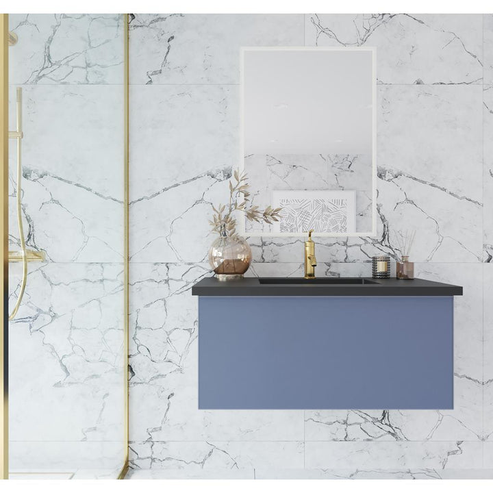 Laviva Vitri 36" Nautical Blue Bathroom Vanity Cabinet Only, No Top#top-options_cabinet-only-no-top
