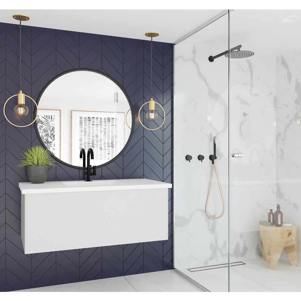 Laviva Vitri 42" Cloud White Bathroom Vanity#top-options_viva-stone-matte-white-solid-surface-top