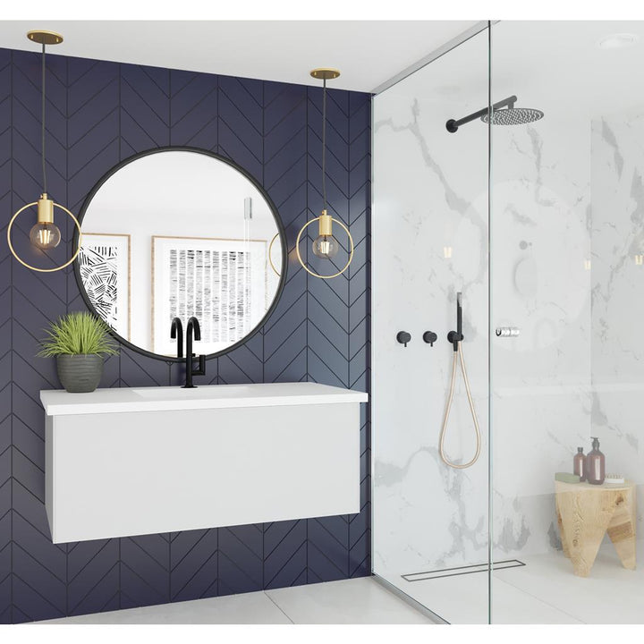 Laviva Vitri 42" Cloud White Bathroom Vanity#top-options_viva-stone-matte-white-solid-surface-top