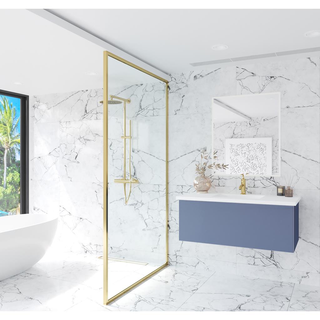 Laviva Vitri 42" Nautical Blue Bathroom Vanity#top-options_viva-stone-matte-white-solid-surface-top