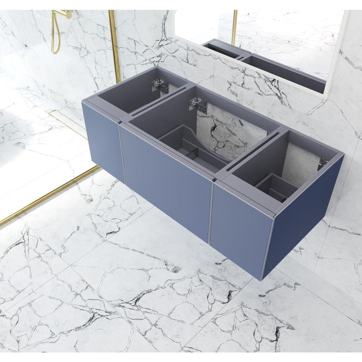 Laviva Vitri 48" Nautical Blue Bathroom Vanity Cabinet Only, No Top#top-options_cabinet-only-no-top