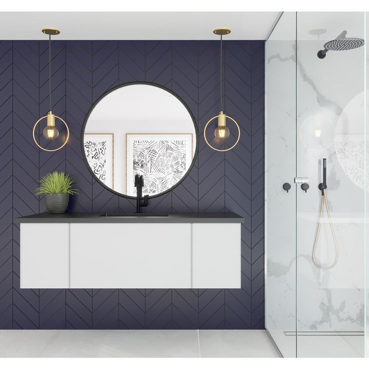 Laviva Vitri 54" Cloud White Bathroom Vanity Cabinet Only, No Top#top-options_cabinet-only-no-top