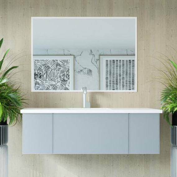 Laviva Vitri 54" Fossil Grey Bathroom Vanity#top-options_viva-stone-matte-white-solid-surface-top