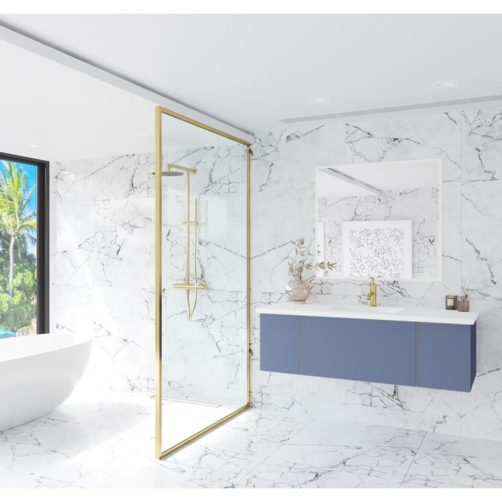 Laviva Vitri 54" Nautical Blue Bathroom Vanity#top-options_viva-stone-matte-white-solid-surface-top