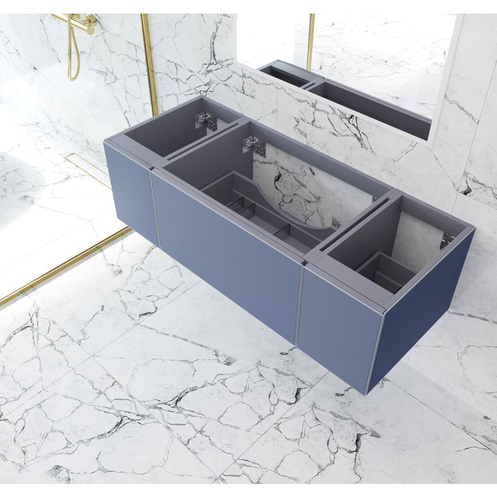 Laviva Vitri 54" Nautical Blue Bathroom Vanity Cabinet Only, No Top#top-options_cabinet-only-no-top