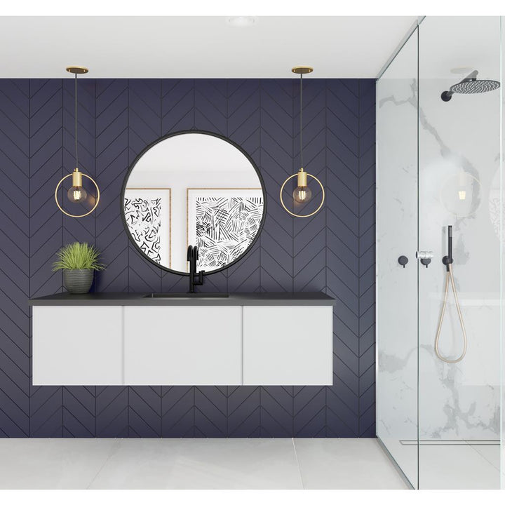 Laviva Vitri 60" Cloud White Single Sink Bathroom Vanity Cabinet Only, No Top#top-options_cabinet-only-no-top