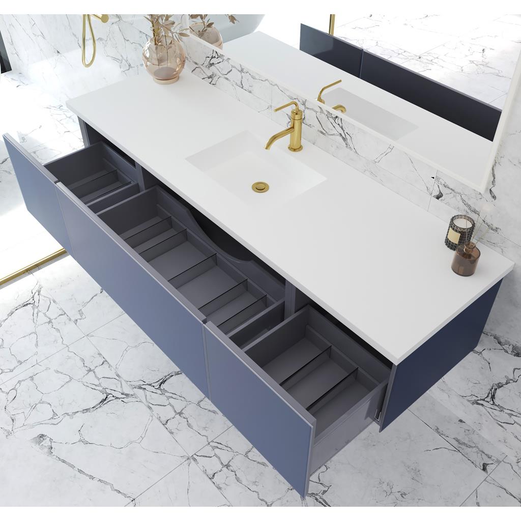 Laviva Vitri 72" Nautical Blue Single Sink Bathroom Vanity Cabinet Only, No Top#top-options_cabinet-only-no-top