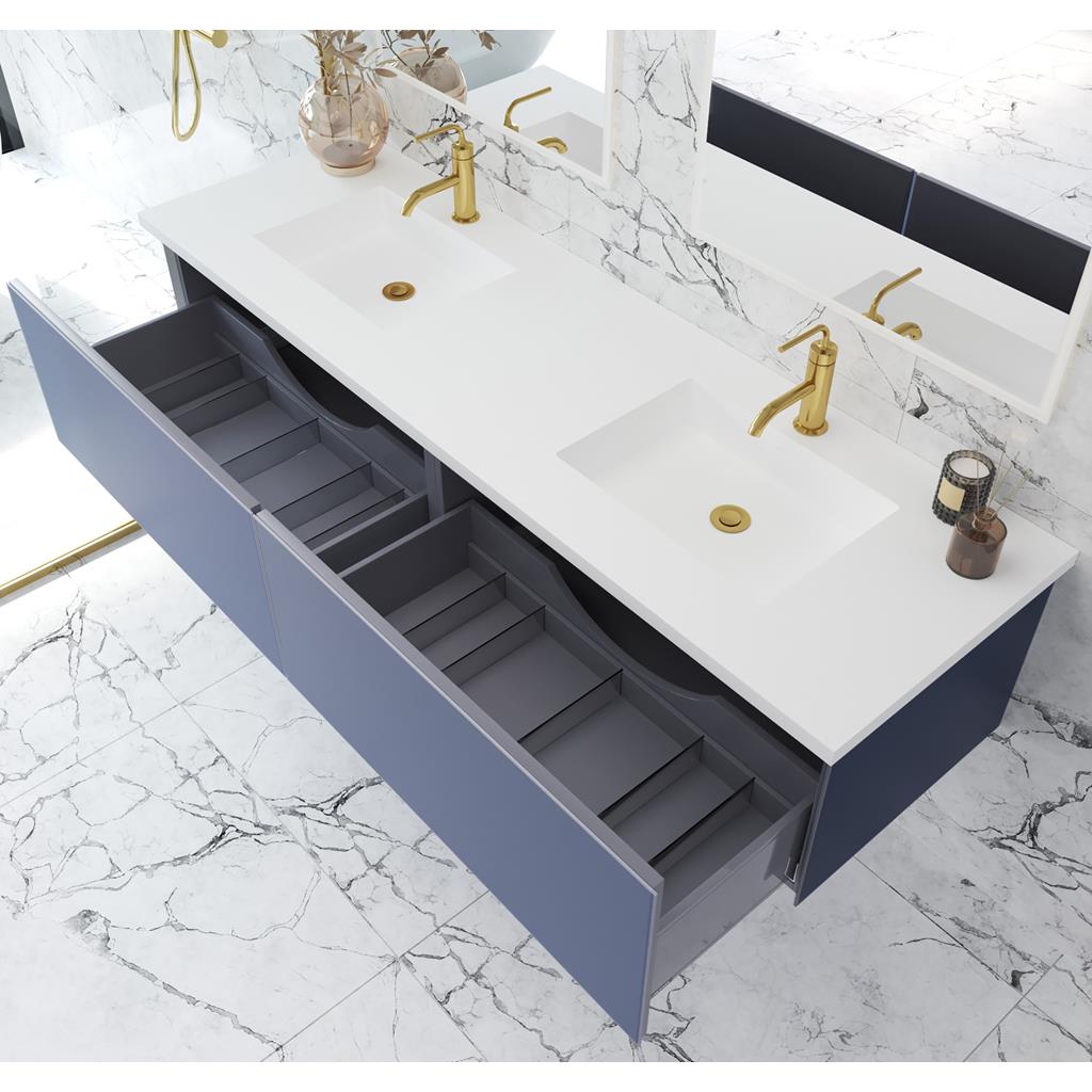 Laviva Vitri 72" Nautical Blue Double Sink Bathroom Vanity#top-options_viva-stone-matte-white-solid-surface-top