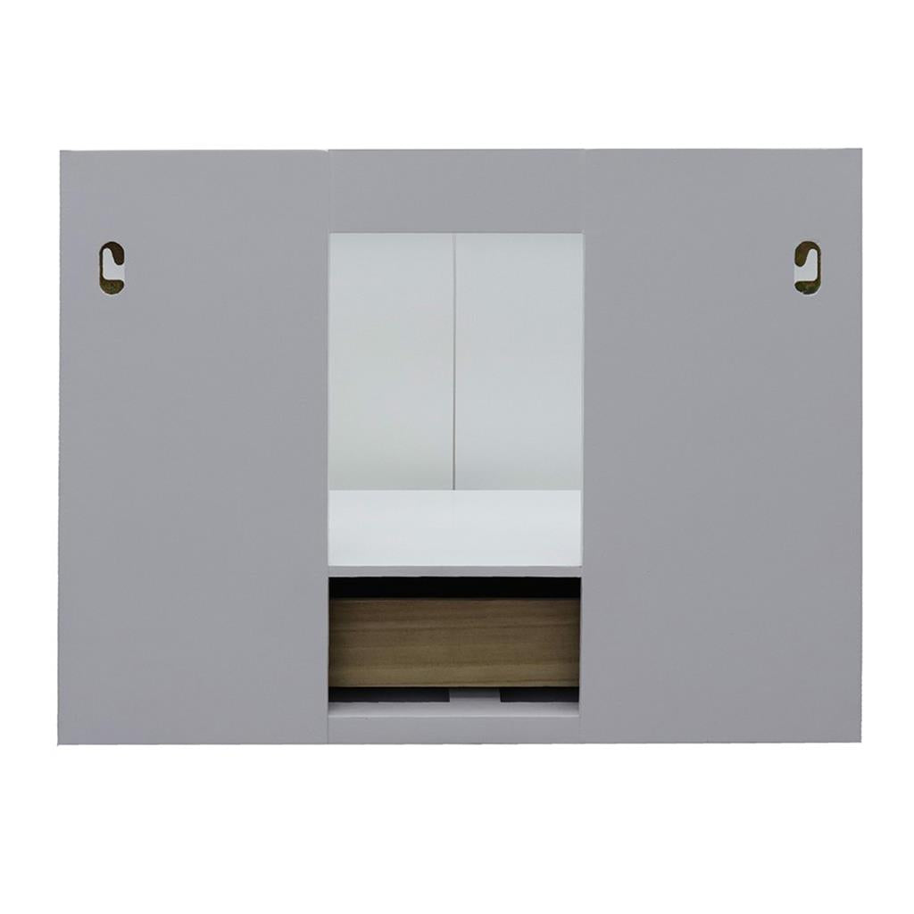 Bellaterra Home, Stora 31" White Wall Mount Vanity, Oval Sink, Black Galaxy Granite#top-options_black-galaxy-granite-top