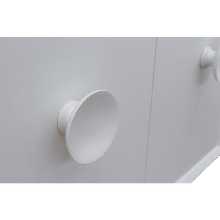 Bellaterra Home, Stora 31" White Wall Mount Vanity, Oval Sink, White Carrara Marble#top-options_white-carrara-marble-top