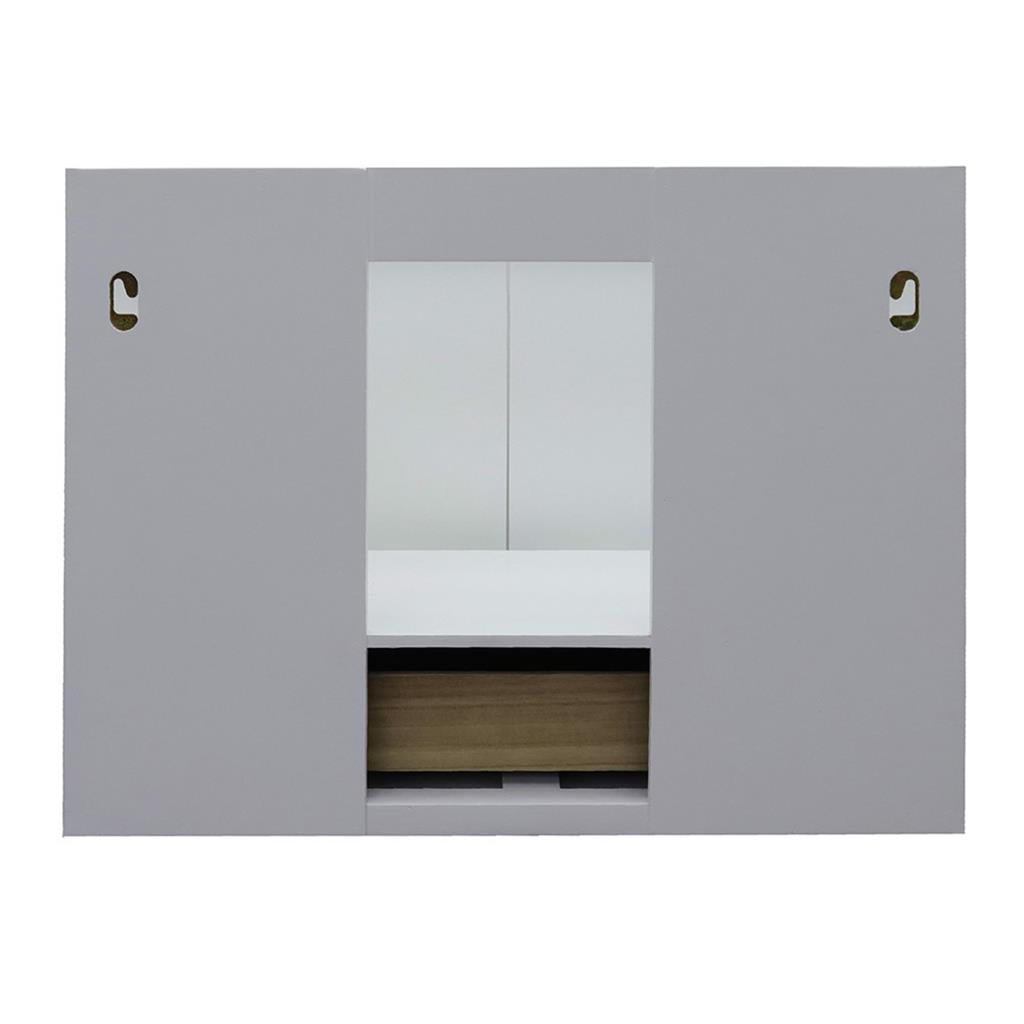 Bellaterra Home, Stora 30" White Wall Mount Vanity, Cabinet Only, Cabinet Only (No Top)#top-options_cabinet-only-(no-top)-top