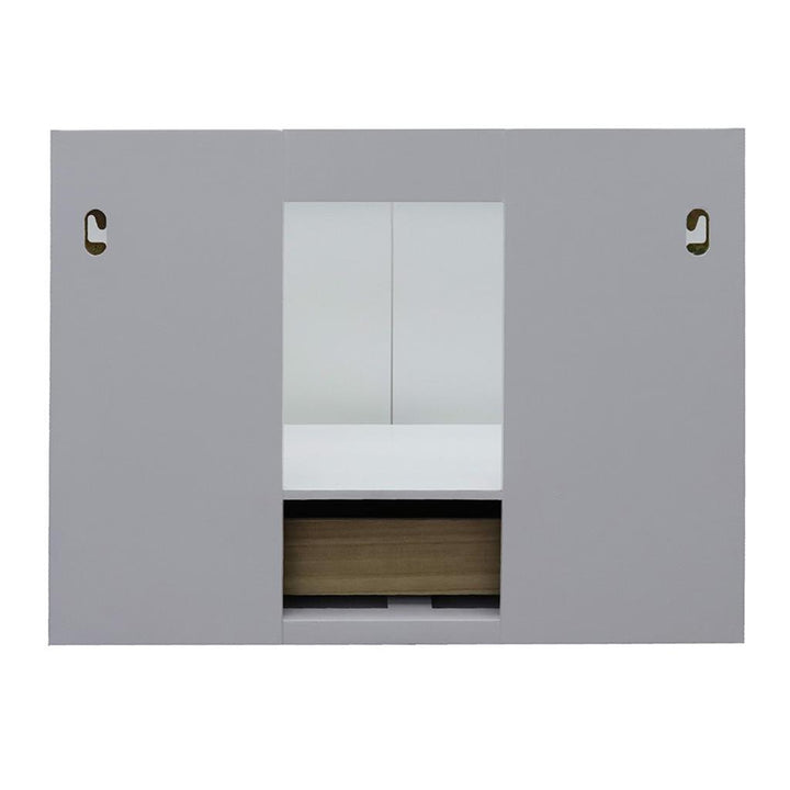 Bellaterra Home, Stora 30" White Wall Mount Vanity, Cabinet Only, Cabinet Only (No Top)#top-options_cabinet-only-(no-top)-top