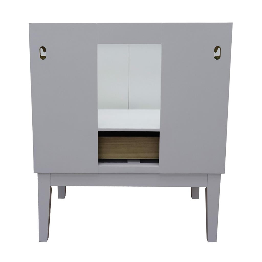 Bellaterra Home, Stora 30" White Vanity, Cabinet Only, Cabinet Only (No Top)#top-options_cabinet-only-(no-top)-top