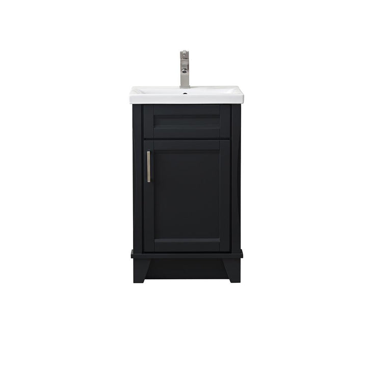 Bellaterra Home, Terni 20.375" Dark Gray Vanity, Barrel Sink, Ceramic#top-options_ceramic-top