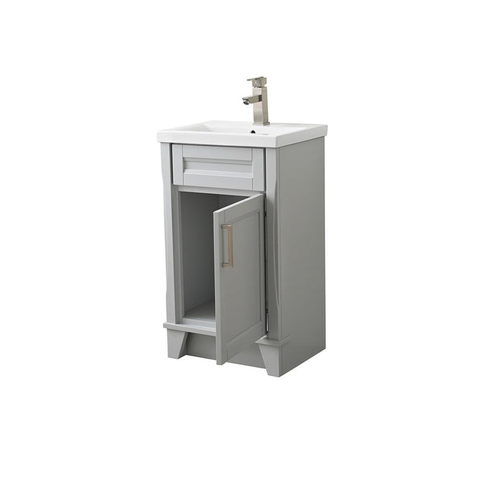 Bellaterra Home, Terni 20.375" Light Gray Vanity, Barrel Sink, Ceramic#top-options_ceramic-top