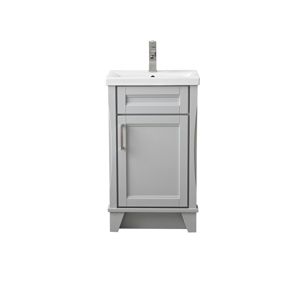Bellaterra Home, Terni 20.375" Light Gray Vanity, Barrel Sink, Ceramic#top-options_ceramic-top