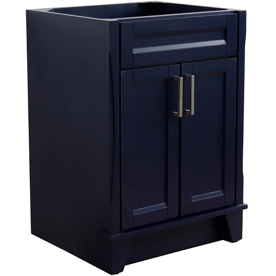 Bellaterra Home, Terni 24" Blue Vanity, Cabinet Only, Cabinet Only (No Top)#top-options_cabinet-only-(no-top)-top