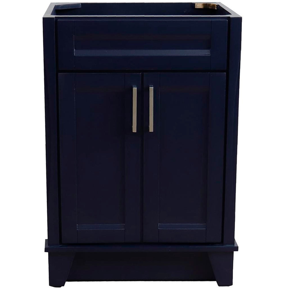 Bellaterra Home, Terni 24" Blue Vanity, Cabinet Only, Cabinet Only (No Top)#top-options_cabinet-only-(no-top)-top