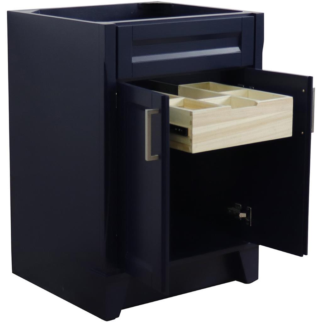 Bellaterra Home, Terni 24" Blue Vanity, Cabinet Only, Cabinet Only (No Top)#top-options_cabinet-only-(no-top)-top