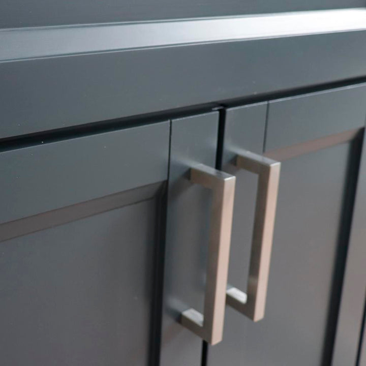 Bellaterra Home, Terni 24" Dark Gray Vanity, Cabinet Only, Cabinet Only (No Top)#top-options_cabinet-only-(no-top)-top