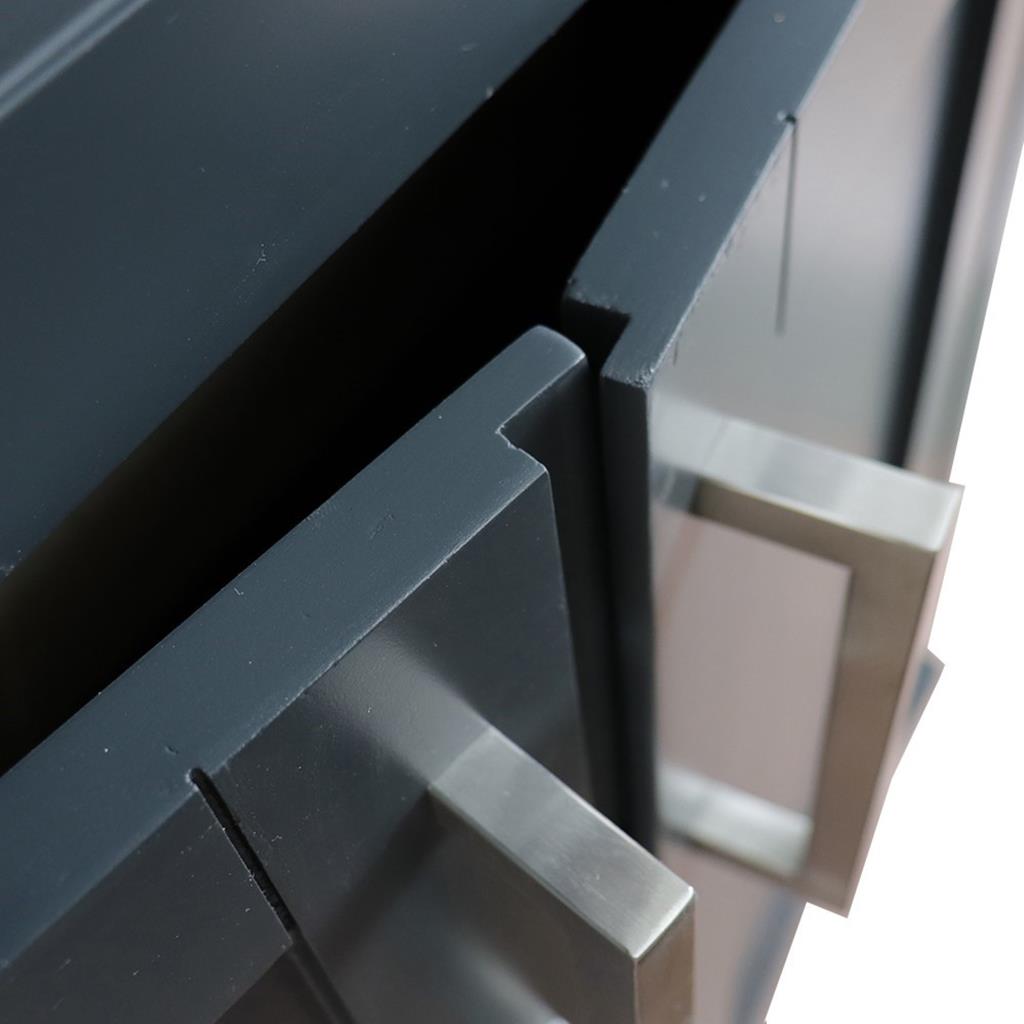 Bellaterra Home, Terni 24" Dark Gray Vanity, Cabinet Only, Cabinet Only (No Top)#top-options_cabinet-only-(no-top)-top