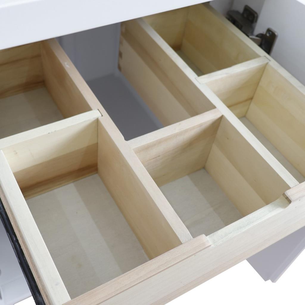 Bellaterra Home, Terni 24" White Vanity, Cabinet Only, Cabinet Only (No Top)#top-options_cabinet-only-(no-top)-top