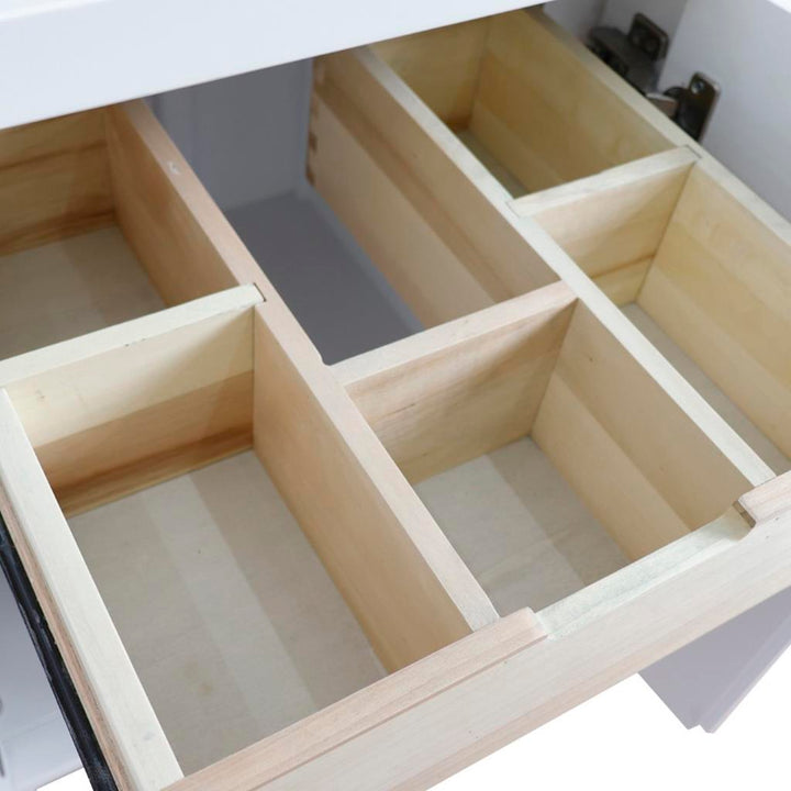 Bellaterra Home, Terni 24" White Vanity, Cabinet Only, Cabinet Only (No Top)#top-options_cabinet-only-(no-top)-top