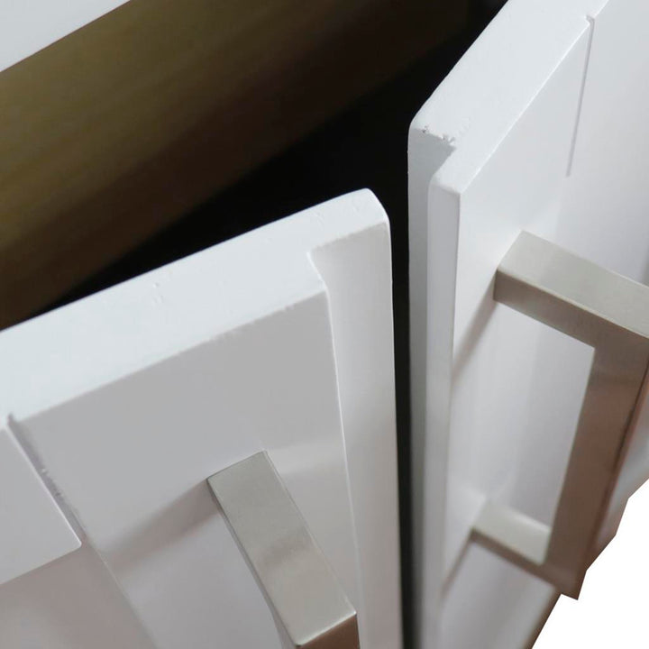 Bellaterra Home, Terni 24" White Vanity, Cabinet Only, Cabinet Only (No Top)#top-options_cabinet-only-(no-top)-top