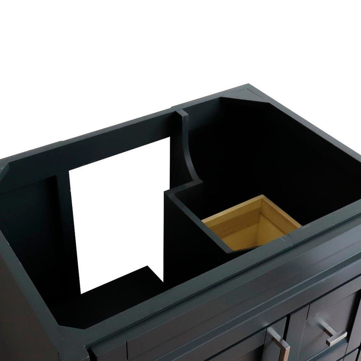 Bellaterra Home, Terni 30" Dark Gray Vanity, Cabinet Only, Cabinet Only (No Top)#top-options_cabinet-only-(no-top)-top