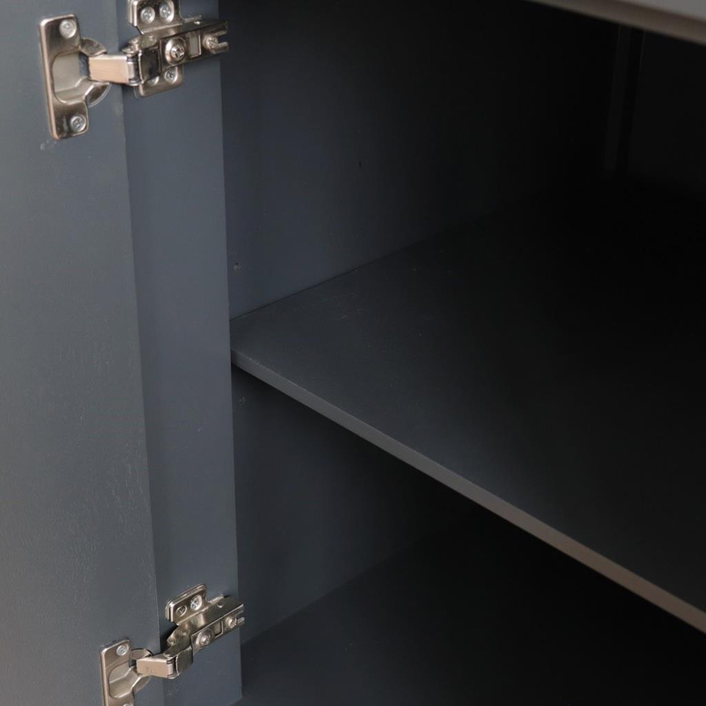 Bellaterra Home, Terni 30" Dark Gray Vanity, Cabinet Only, Cabinet Only (No Top)#top-options_cabinet-only-(no-top)-top