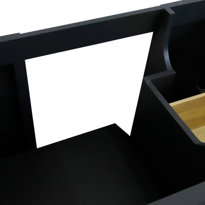 Bellaterra Home, Terni 36" Dark Gray Vanity, Door on Left, Cabinet Only, Cabinet Only (No Top)#top-options_cabinet-only-(no-top)-top