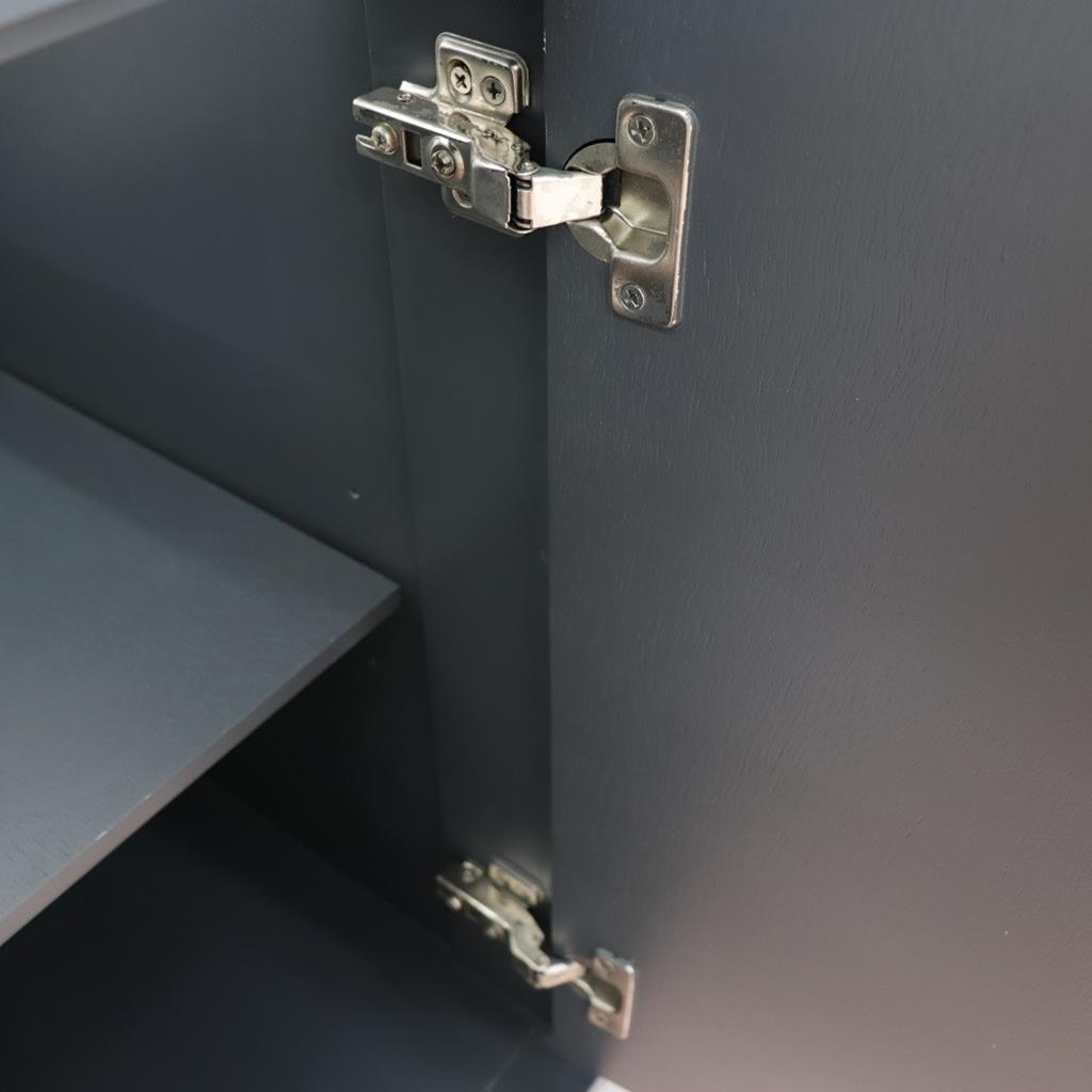 Bellaterra Home, Terni 48" Dark Gray Single Vanity, Cabinet Only, Cabinet Only (No Top)#top-options_cabinet-only-(no-top)-top