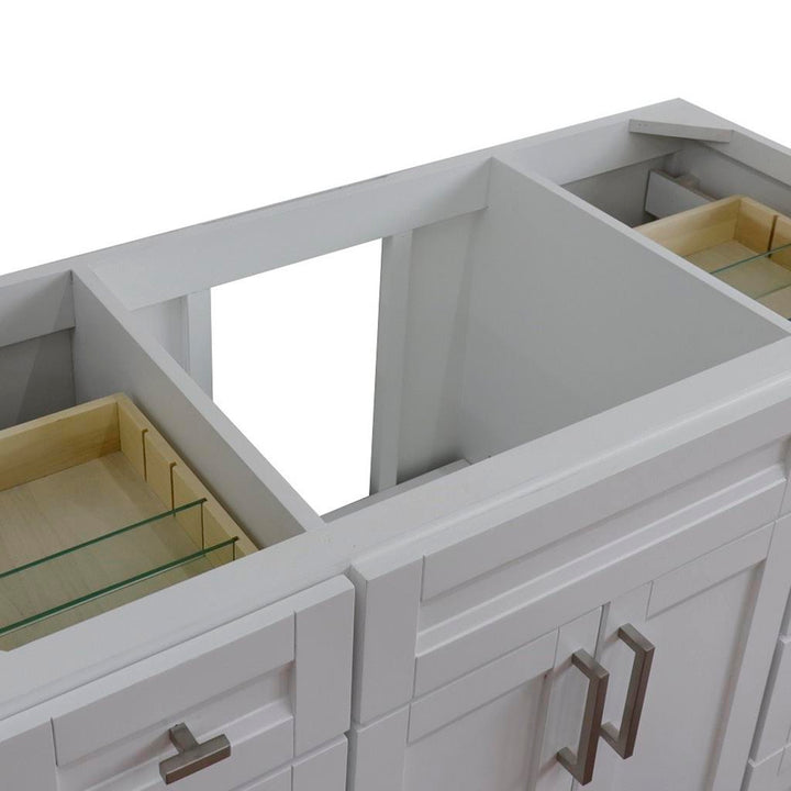 Bellaterra Home, Terni 48" White Single Vanity, Cabinet Only, Cabinet Only (No Top)#top-options_cabinet-only-(no-top)-top