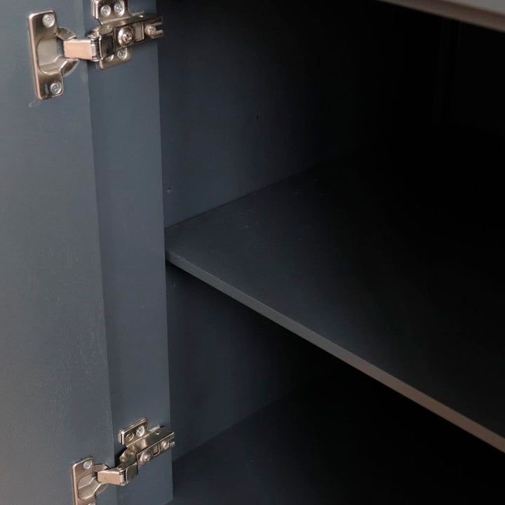 Bellaterra Home, Terni 49" Dark Gray Double Vanity, Rectangle Sink, Gray Granite#top-options_gray-granite-top