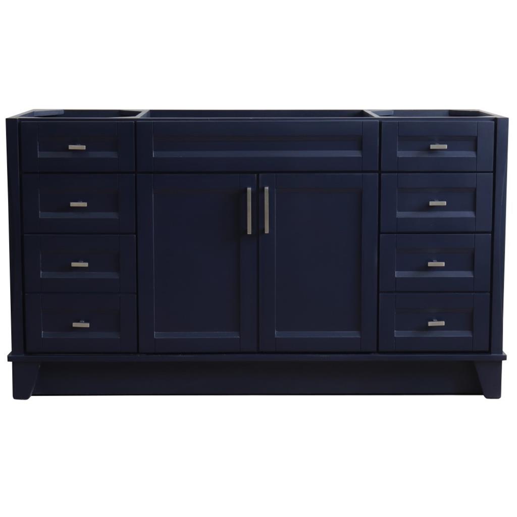 Bellaterra Home, Terni 60" Blue Single Vanity, Cabinet Only, Cabinet Only (No Top)#top-options_cabinet-only-(no-top)-top
