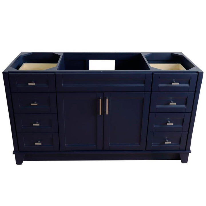 Bellaterra Home, Terni 60" Blue Single Vanity, Cabinet Only, Cabinet Only (No Top)#top-options_cabinet-only-(no-top)-top