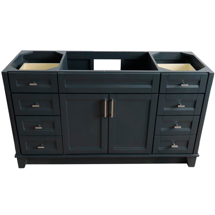 Bellaterra Home, Terni 60" Dark Gray Single Vanity, Cabinet Only, Cabinet Only (No Top)#top-options_cabinet-only-(no-top)-top