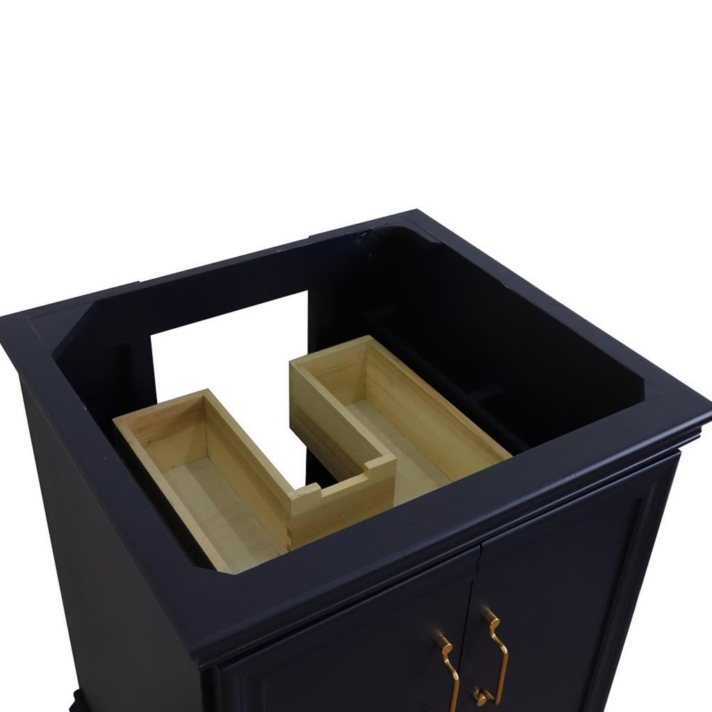Bellaterra Home, Forli 24" Blue Vanity, Cabinet Only, Cabinet Only (No Top)#top-options_cabinet-only-(no-top)-top