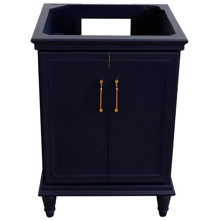 Bellaterra Home, Forli 24" Blue Vanity, Cabinet Only, Cabinet Only (No Top)#top-options_cabinet-only-(no-top)-top