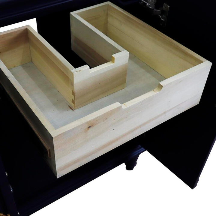 Bellaterra Home, Forli 24" Blue Vanity, Cabinet Only, Cabinet Only (No Top)#top-options_cabinet-only-(no-top)-top