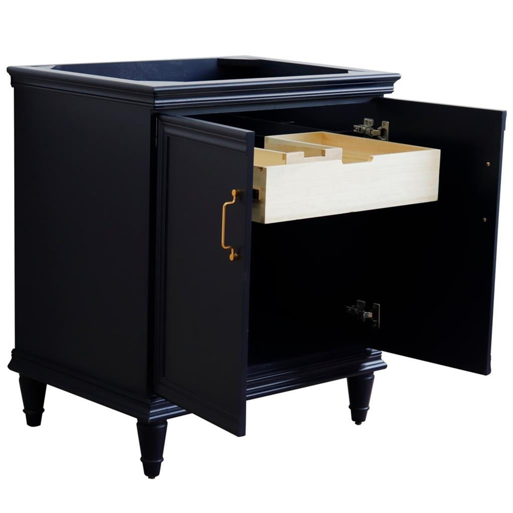 Bellaterra Home, Forli 30" Blue Vanity, Cabinet Only, Cabinet Only (No Top)#top-options_cabinet-only-(no-top)-top