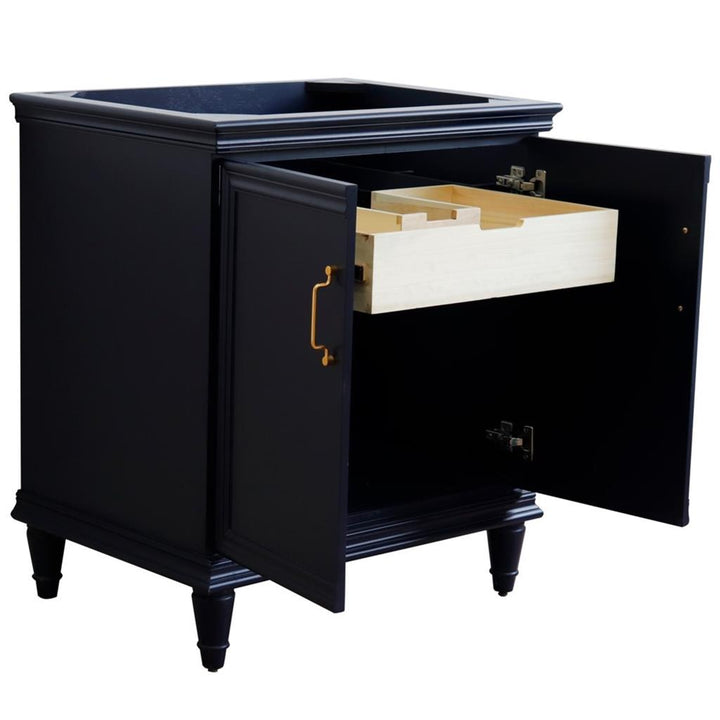 Bellaterra Home, Forli 30" Blue Vanity, Cabinet Only, Cabinet Only (No Top)#top-options_cabinet-only-(no-top)-top