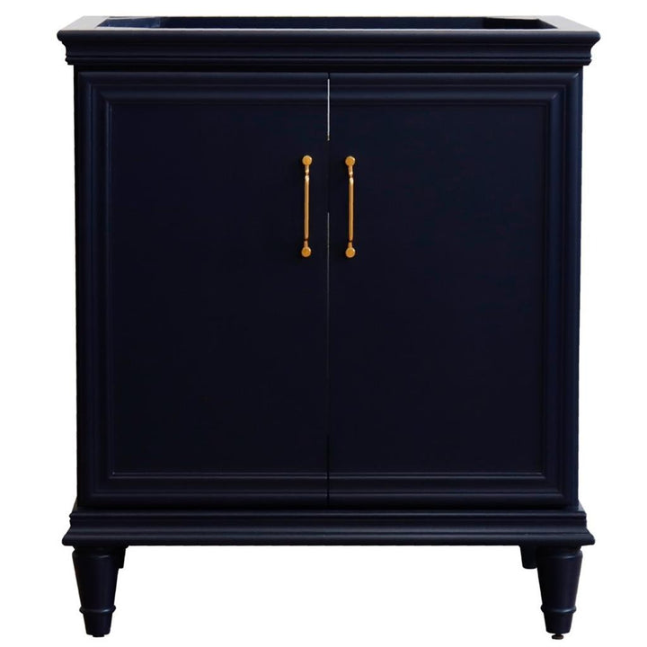 Bellaterra Home, Forli 30" Blue Vanity, Cabinet Only, Cabinet Only (No Top)#top-options_cabinet-only-(no-top)-top