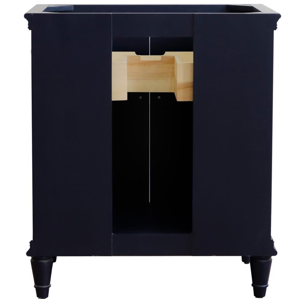 Bellaterra Home, Forli 30" Blue Vanity, Cabinet Only, Cabinet Only (No Top)#top-options_cabinet-only-(no-top)-top