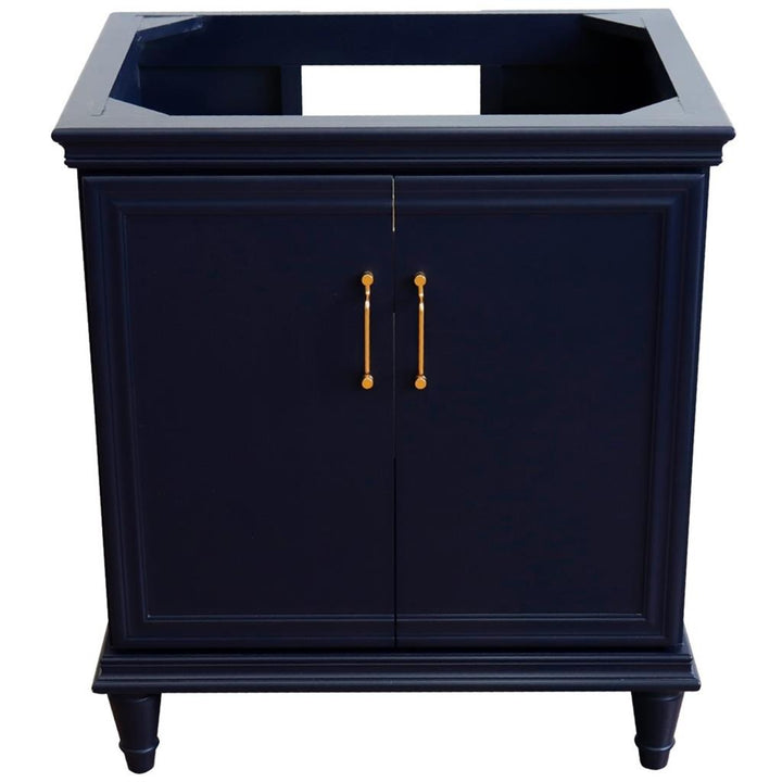 Bellaterra Home, Forli 30" Blue Vanity, Cabinet Only, Cabinet Only (No Top)#top-options_cabinet-only-(no-top)-top