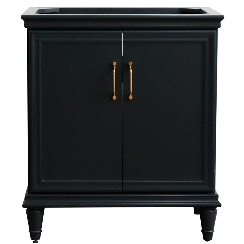 Bellaterra Home, Forli 30" Dark Gray Vanity, Cabinet Only, Cabinet Only (No Top)#top-options_cabinet-only-(no-top)-top