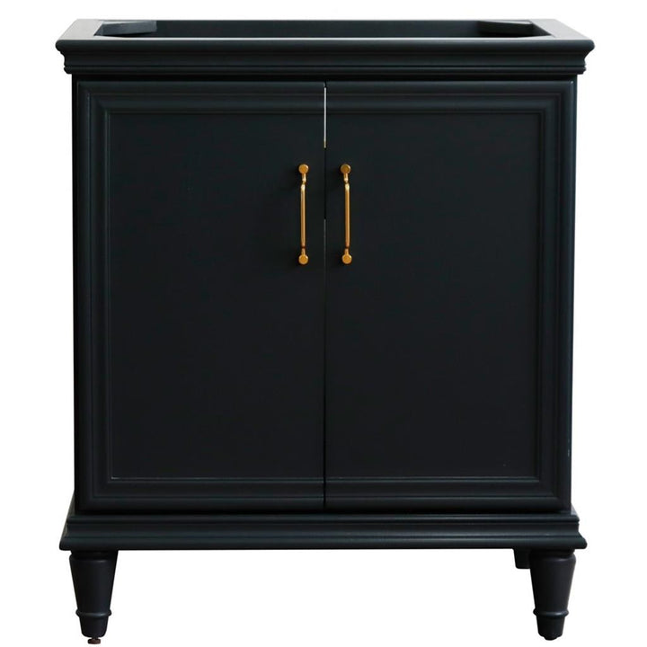 Bellaterra Home, Forli 30" Dark Gray Vanity, Cabinet Only, Cabinet Only (No Top)#top-options_cabinet-only-(no-top)-top