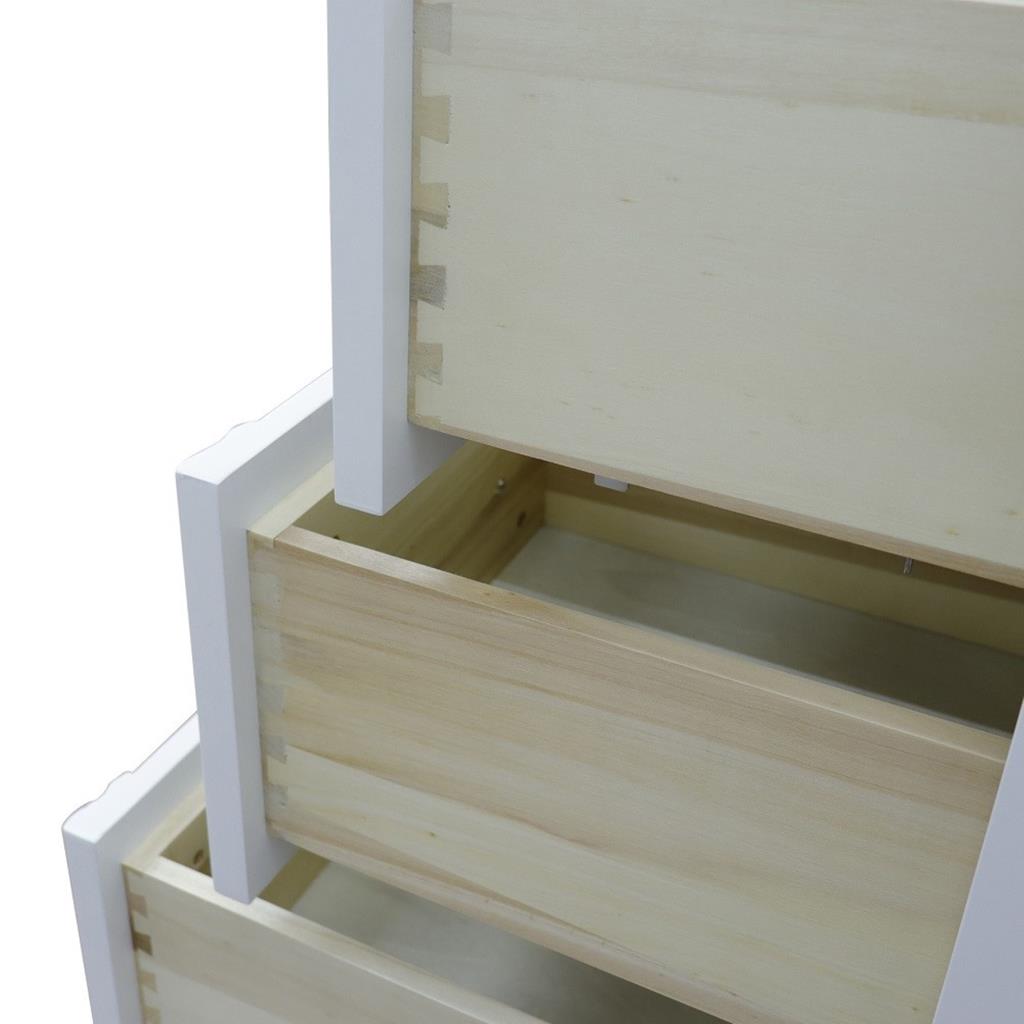 Bellaterra Home, Forli 36" White Vanity, Door on Left, Cabinet Only, Cabinet Only (No Top)#top-options_cabinet-only-(no-top)-top